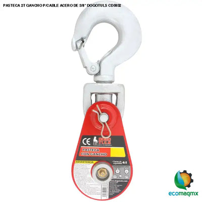PASTECA 2T GANCHO P/CABLE ACERO DE 3/8 DOGOTULS CD5032