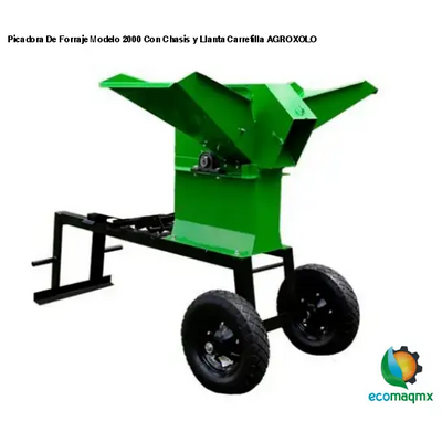 Picadora De Forraje Modelo 2000 Con Chasis y Llanta Carretilla AGROXOLO