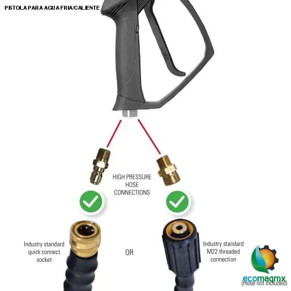 PISTOLA PARA AGUA FRIA/CALIENTE