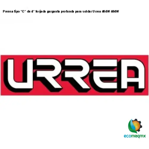 Prensa tipo C de 4 forjada garganta profunda para soldar
