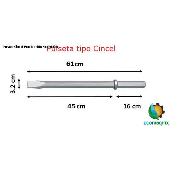Pulseta Cincel Para Martillo Neumático