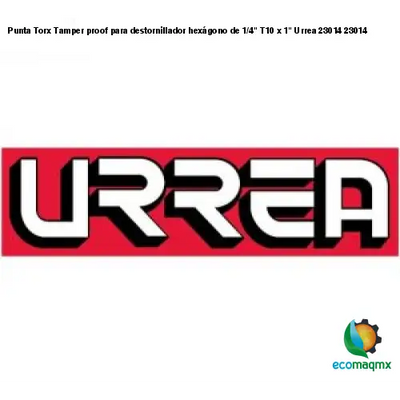 Punta Torx Tamper proof para destornillador hexágono de 1/4