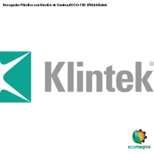 Recogedor Plástico con Bastón de Madera,RECO-11B 57024