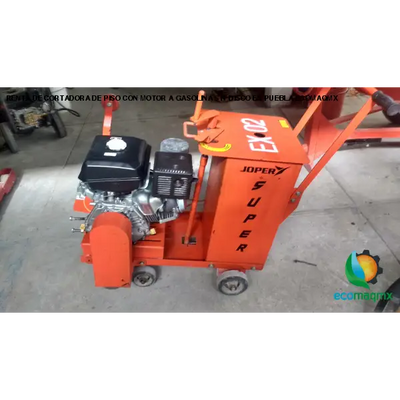 Cortadora con motor a gasolina