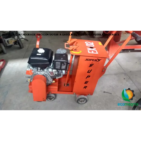 Cortadora con motor a gasolina