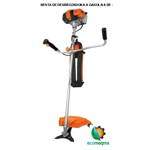 RENTA DE DESBROZADORA A GASOLINA DE 52CC 2 HP MOTOR 2
