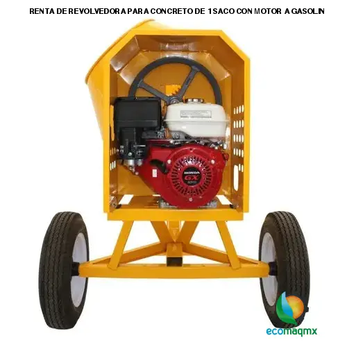 Revolvedora con motor a gasolina