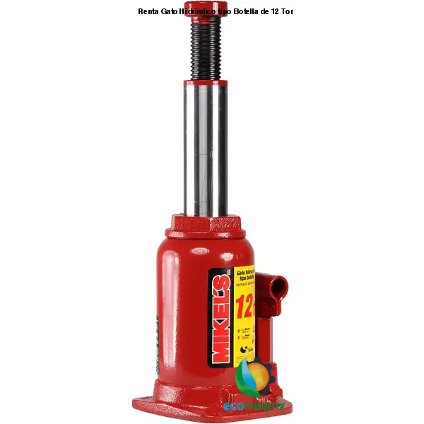 Renta Gato Hidráulico tipo Botella de 12 Toneladas ECOMAQMX