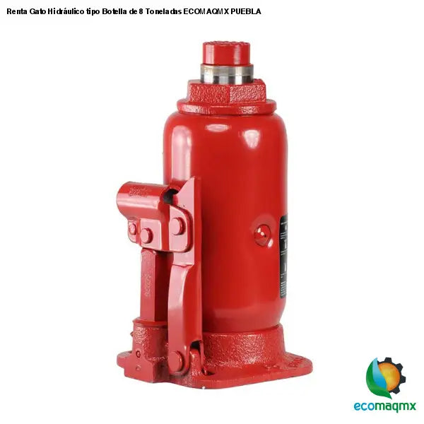 Renta Gato Hidráulico tipo Botella de 8 Toneladas ECOMAQMX