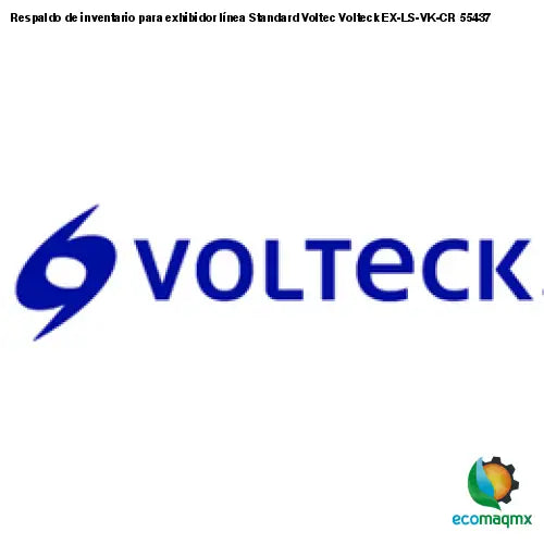 Respaldo de inventario para exhibidor lĂnea Standard Voltec