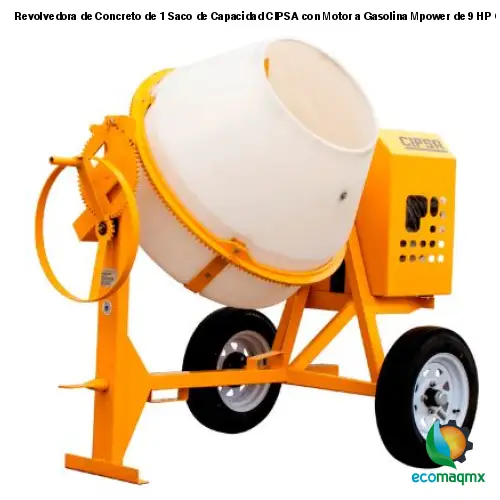 Revolvedora de Concreto de 1 Saco de Capacidad CIPSA con