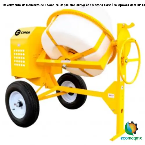 Revolvedora de Concreto de 1 Saco de Capacidad CIPSA con