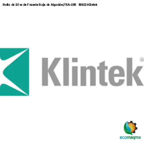 Rollo de 25 m de Franela Roja de Algodón,FRA-25R 56022