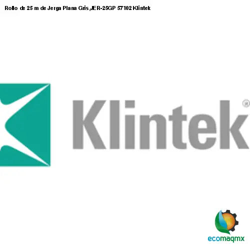 Rollo de 25 m de Jerga Plana Gris,JER-25GP 57102 Klintek