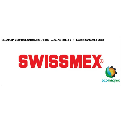 SEGADORA ACONDICIONADORA DE DISCOS PASQUALI ROTEX XR-6 2.45