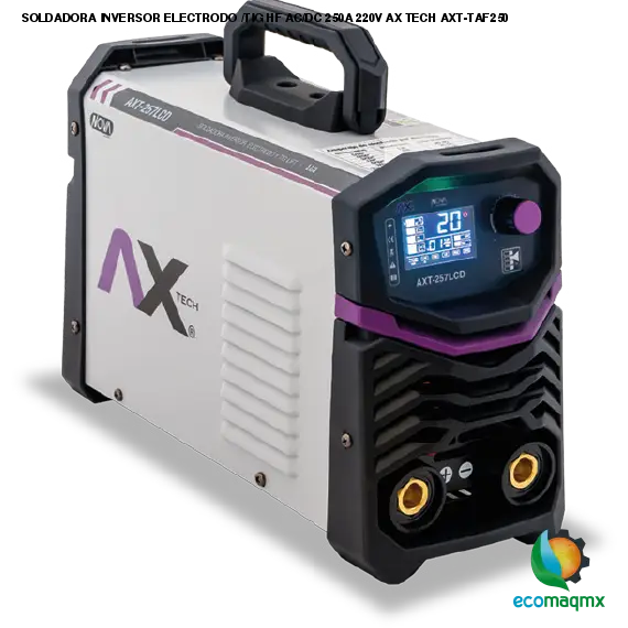 SOLDADORA INVERSOR ELECTRODO /TIG HF AC/DC 250A 220V AX TECH