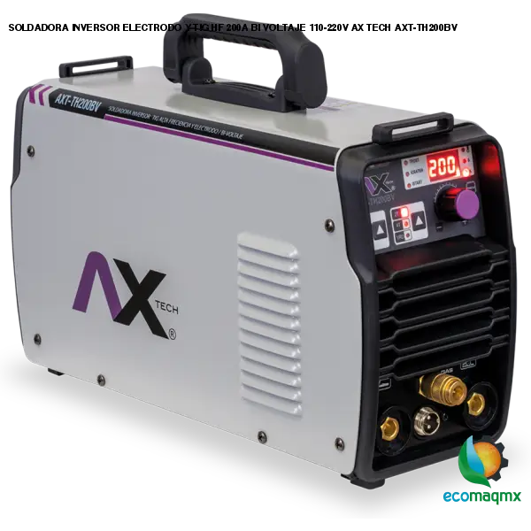SOLDADORA INVERSOR ELECTRODO Y TIG HF 200A BI VOLTAJE