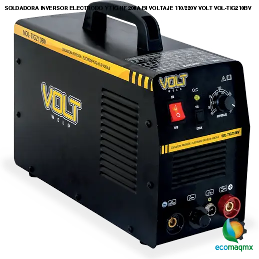 SOLDADORA INVERSOR ELECTRODO Y TIG HF 200A BI VOLTAJE