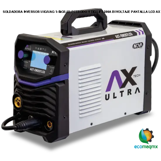 SOLDADORA INVERSOR MIG/MAG 1-5kGS/ ELECTRODO Y TIG LIFT 200A