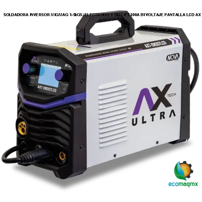 SOLDADORA INVERSOR MIG/MAG 1-5kGS/ ELECTRODO Y TIG LIFT 200A