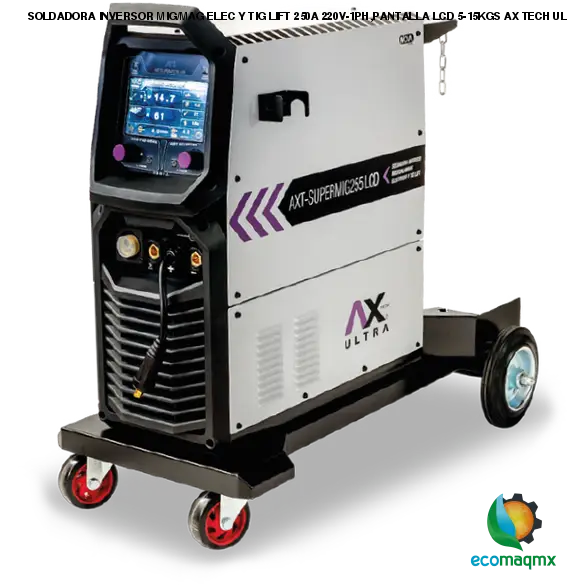 SOLDADORA INVERSOR MIG/MAG ELEC Y TIG LIFT 250A