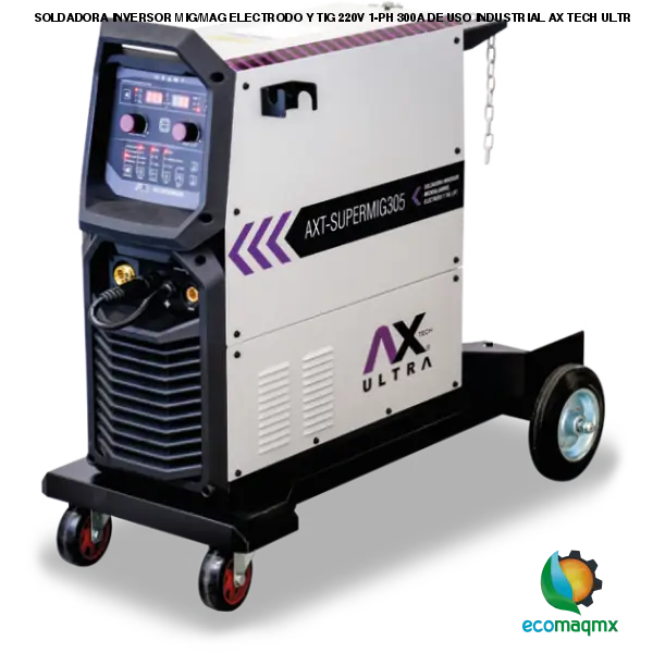 SOLDADORA INVERSOR MIG/MAG ELECTRODO Y TIG 220V 1-PH 300A DE