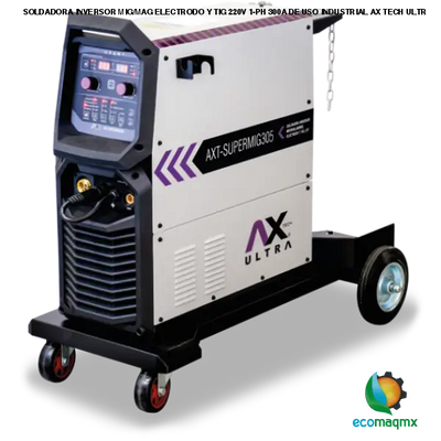 SOLDADORA INVERSOR MIG/MAG ELECTRODO Y TIG 220V 1-PH 300A DE