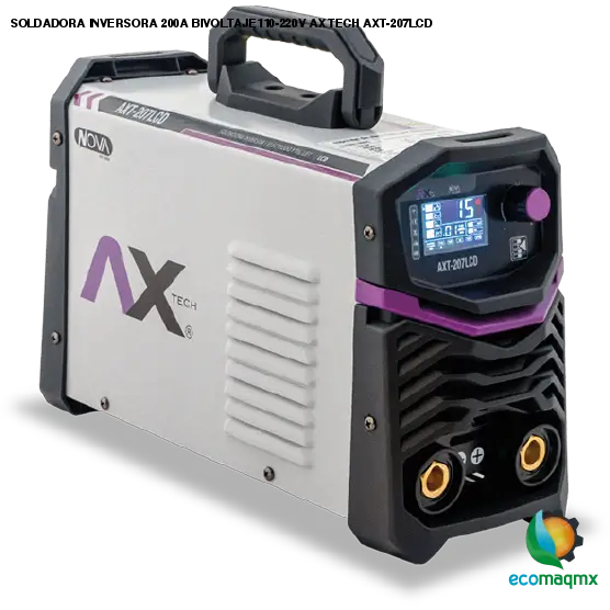 SOLDADORA INVERSORA 200A BIVOLTAJE110-220V AX TECH