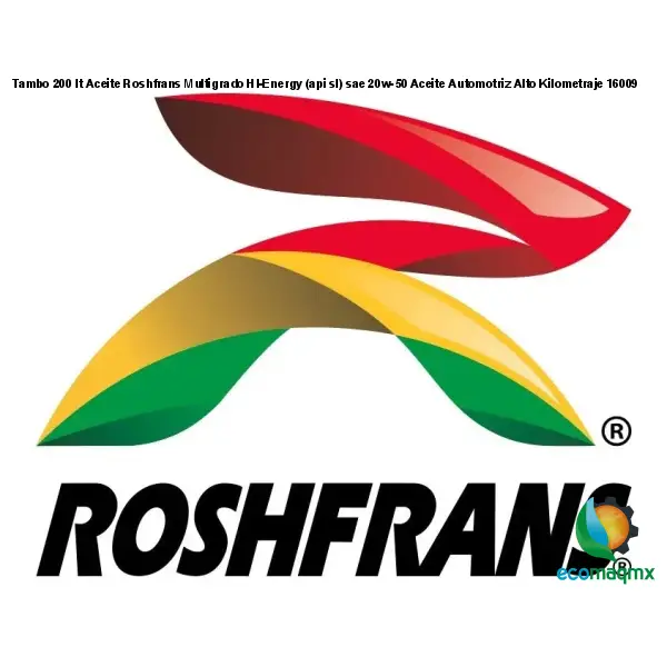 Tambo 200 lt Aceite Roshfrans Multigrado HI-Energy (api sl)