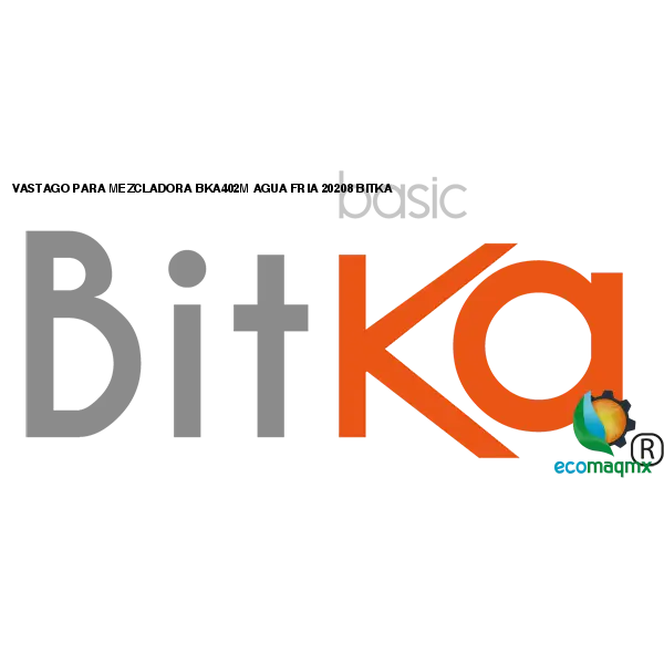 VASTAGO PARA MEZCLADORA BKA402M AGUA FRIA 20208 BITKA
