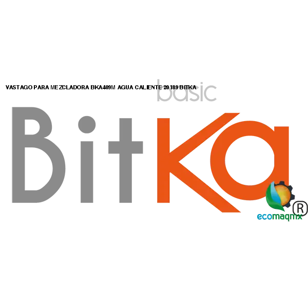 VASTAGO PARA MEZCLADORA BKA409M AGUA CALIENTE 20189 BITKA