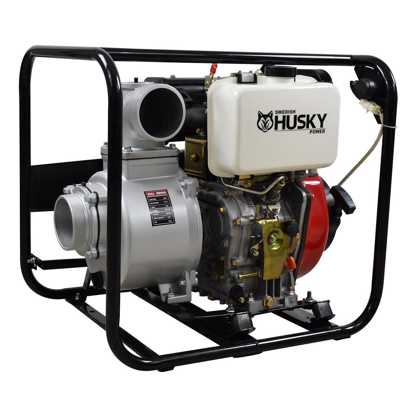 Motobomba A Diesel 10 Hp Autocebante 4"x4" Husky HKBD4010A
