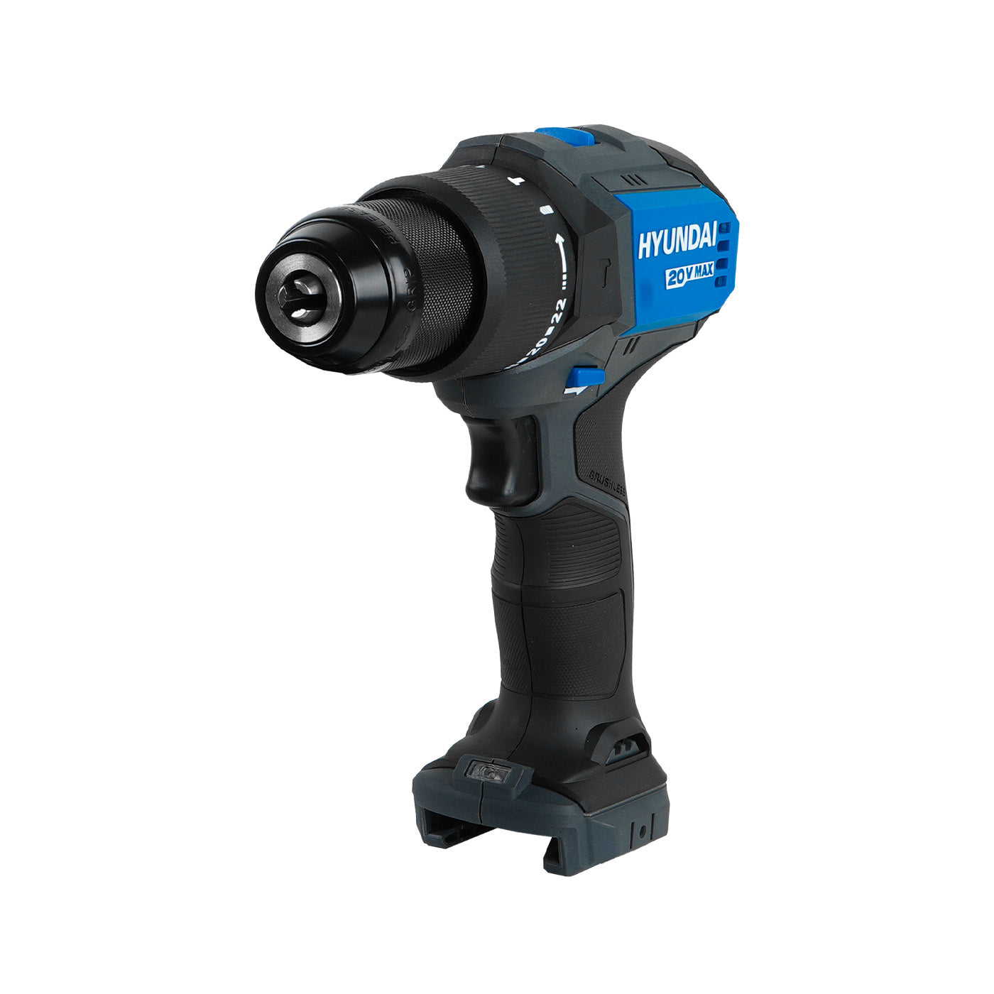 Taladro De Impacto Brushless 1/2″ Hyundai Con Batería Li-Ion 20v/Cargador – HD20X-60TT