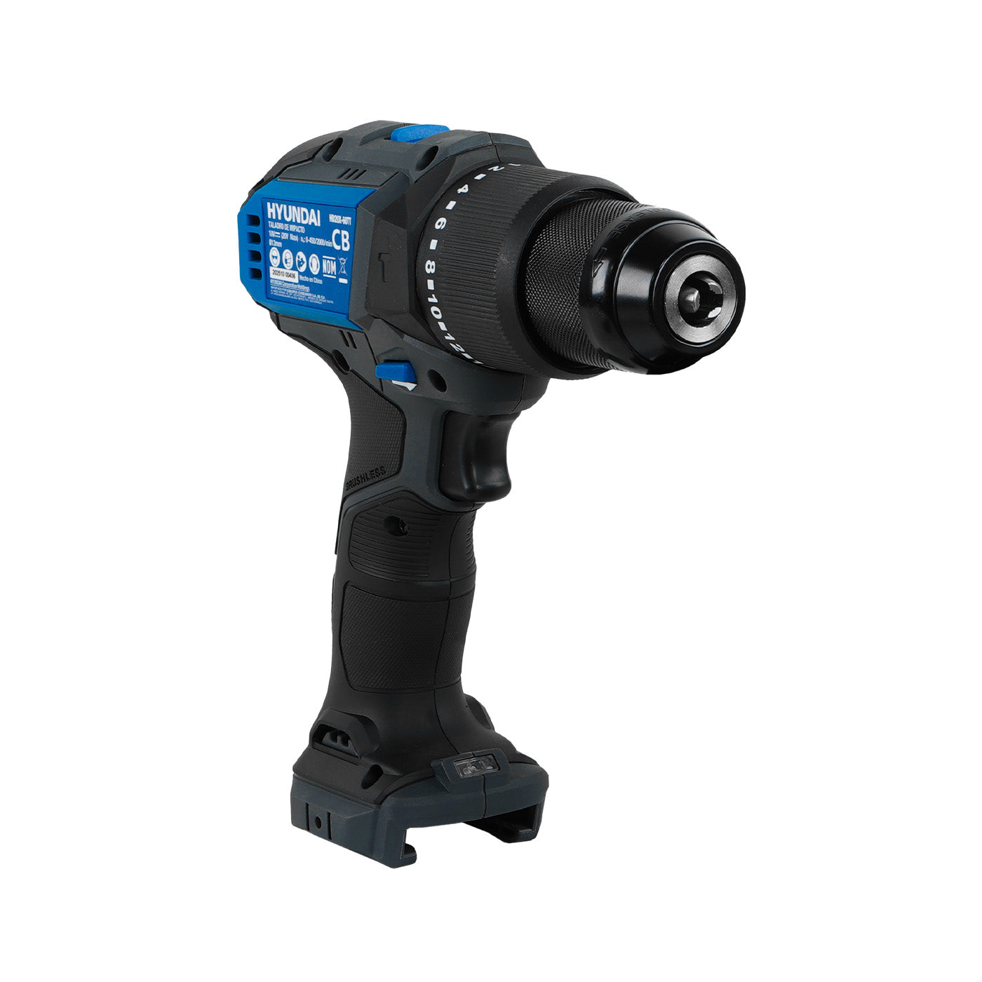 Taladro De Impacto Brushless 1/2″ Hyundai Con Batería Li-Ion 20v/Cargador – HD20X-60TT