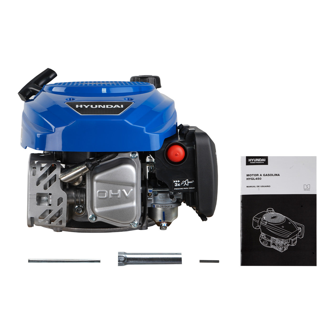 Motor A Gasolina Hyundai P/Podadora 4.5 Hp 144Cc – HYGL450