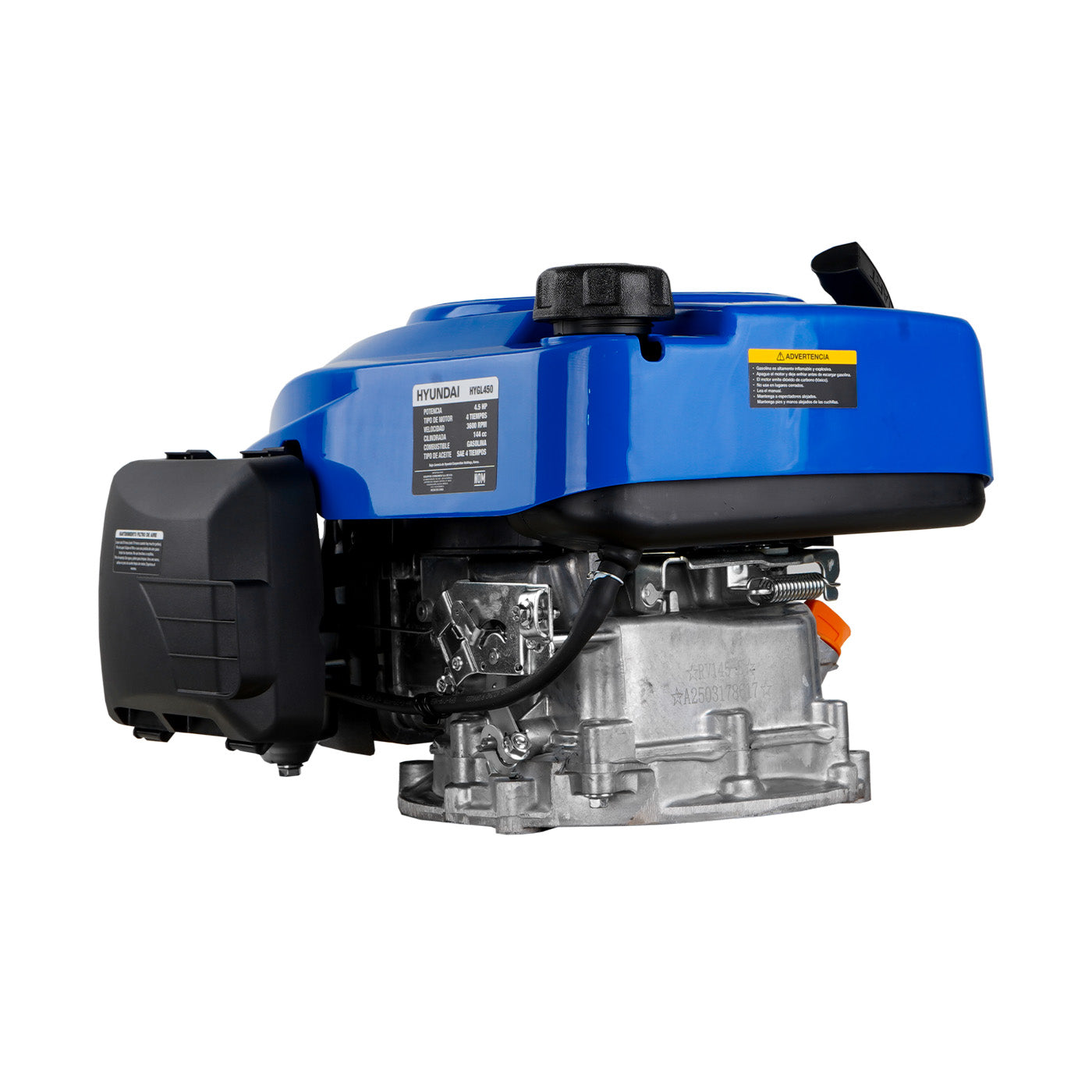 Motor A Gasolina Hyundai P/Podadora 4.5 Hp 144Cc – HYGL450