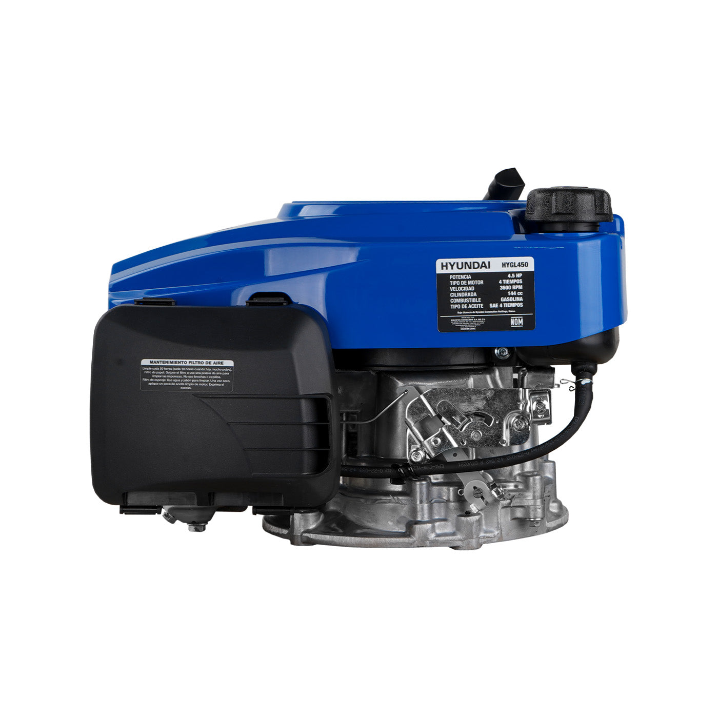 Motor A Gasolina Hyundai P/Podadora 4.5 Hp 144Cc – HYGL450