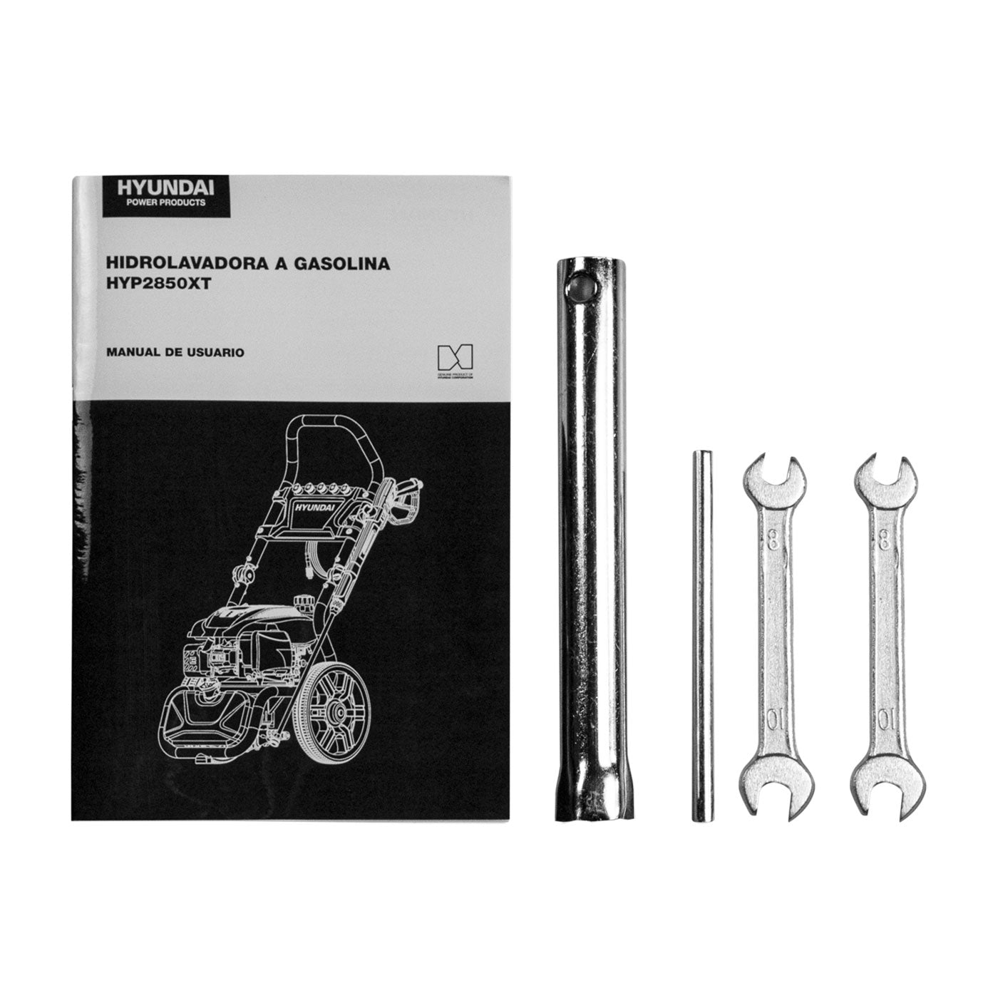 Hidrolavadora A Gasolina Hyundai Axial 4.5 Hp 2700 Psi 186 Bar C/base Abatible – Hyp2850xt