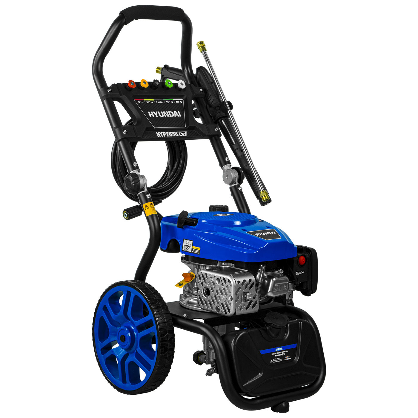 Hidrolavadora A Gasolina Hyundai Axial 4.5 Hp 2700 Psi 186 Bar C/base Abatible – Hyp2850xt