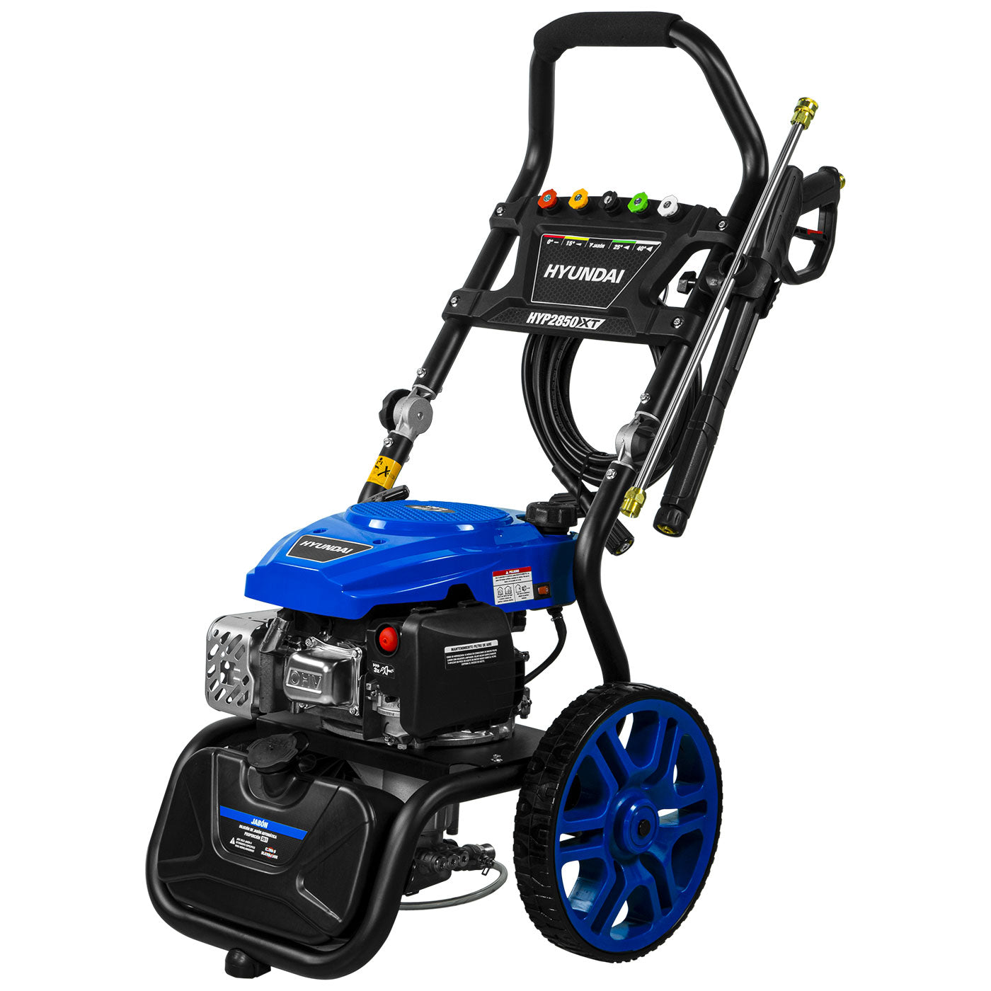 Hidrolavadora A Gasolina Hyundai Axial 4.5 Hp 2700 Psi 186 Bar C/base Abatible – Hyp2850xt
