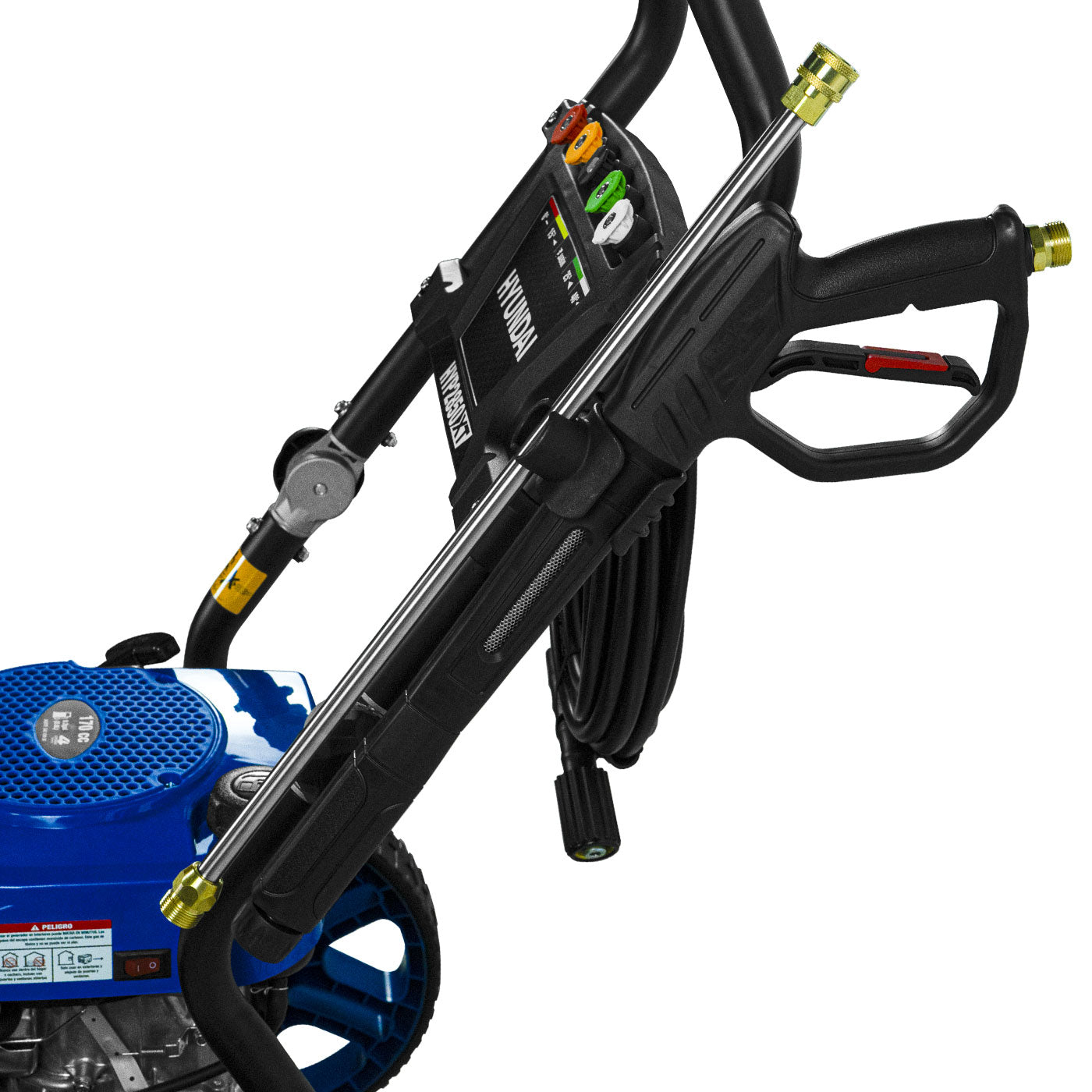 Hidrolavadora A Gasolina Hyundai Axial 4.5 Hp 2700 Psi 186 Bar C/base Abatible – Hyp2850xt