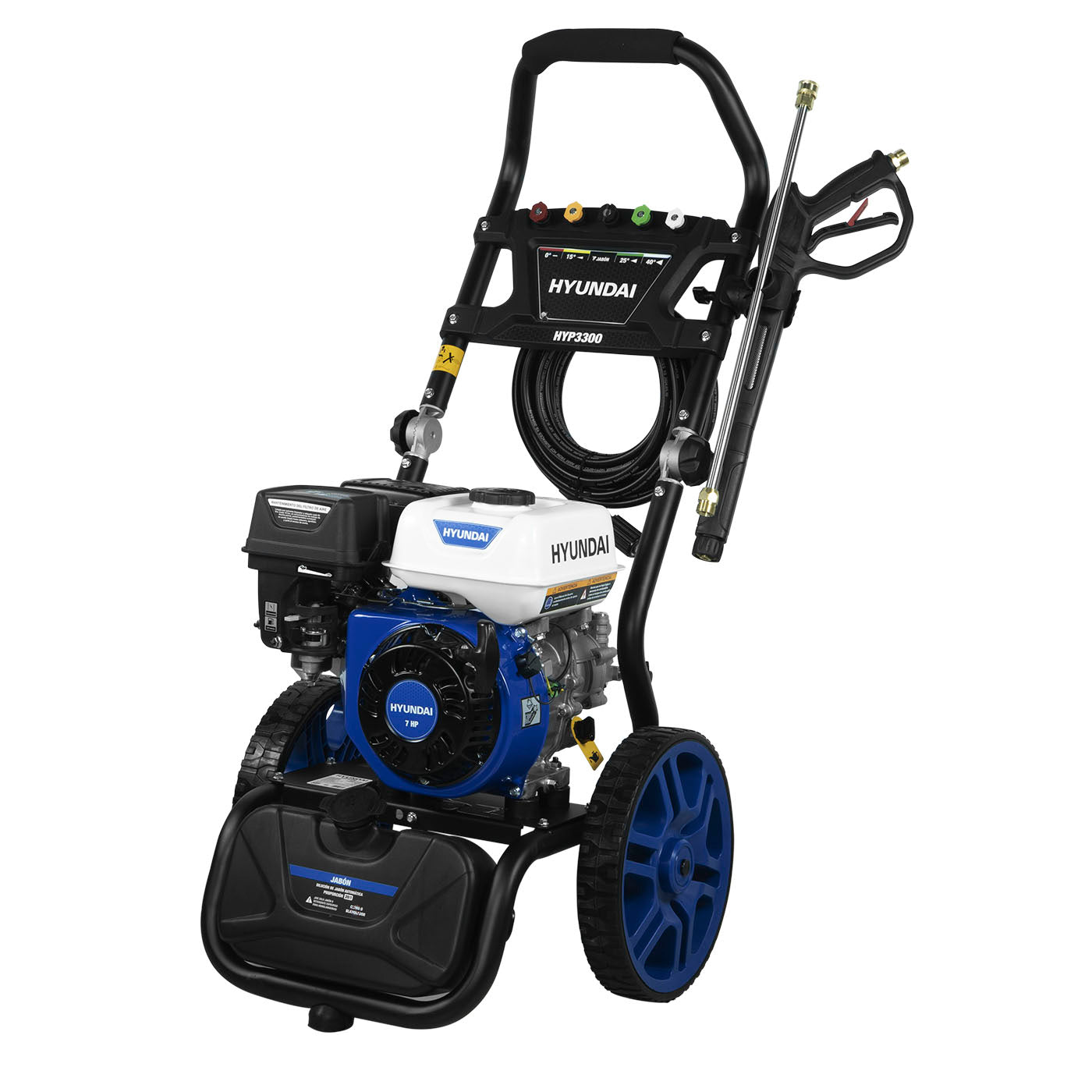 Hidrolavadora A Gasolina Hyundai Axial 7 Hp 3200 Psi 220 Bar Con base Abatible – Hyp3300