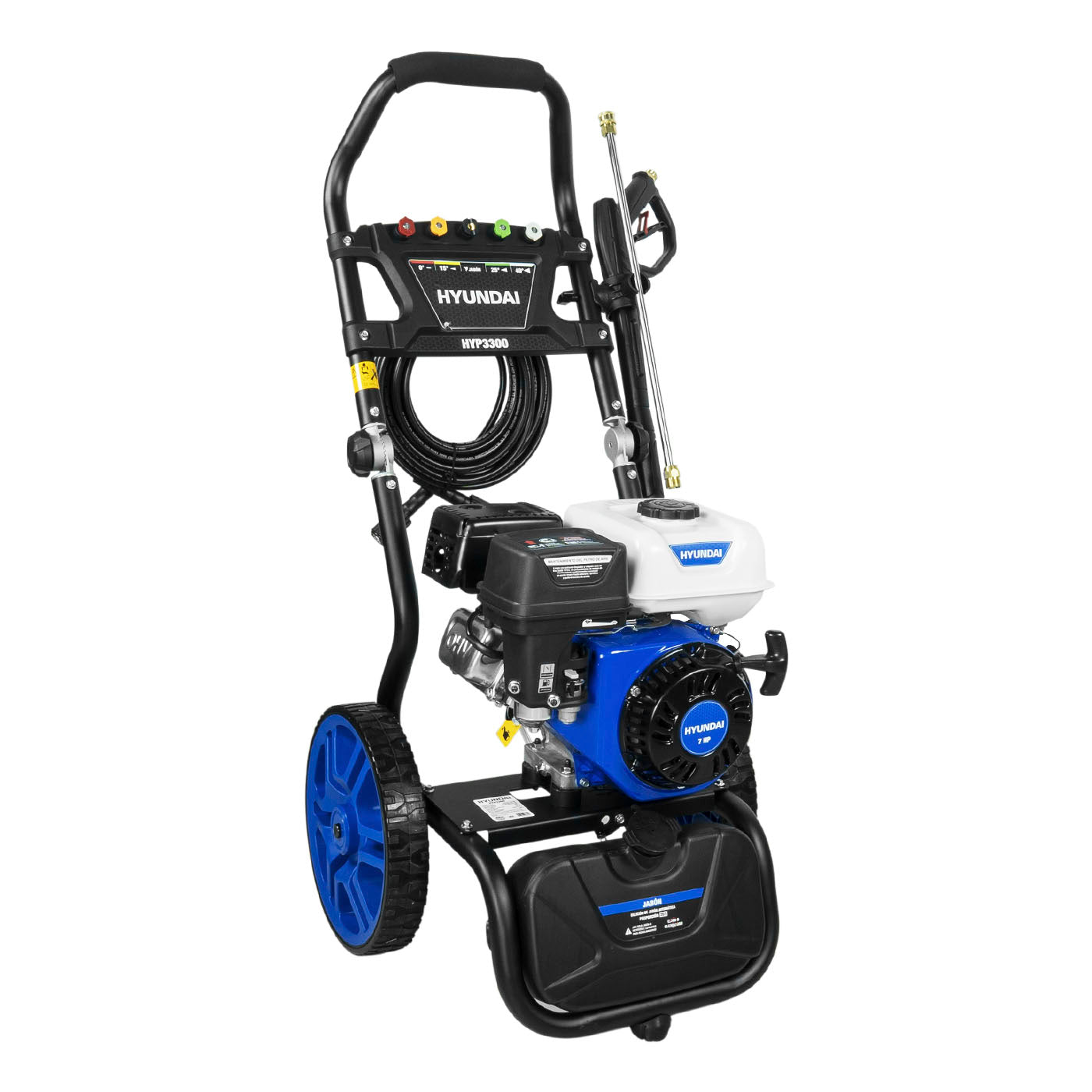 Hidrolavadora A Gasolina Hyundai Axial 7 Hp 3200 Psi 220 Bar Con base Abatible – Hyp3300