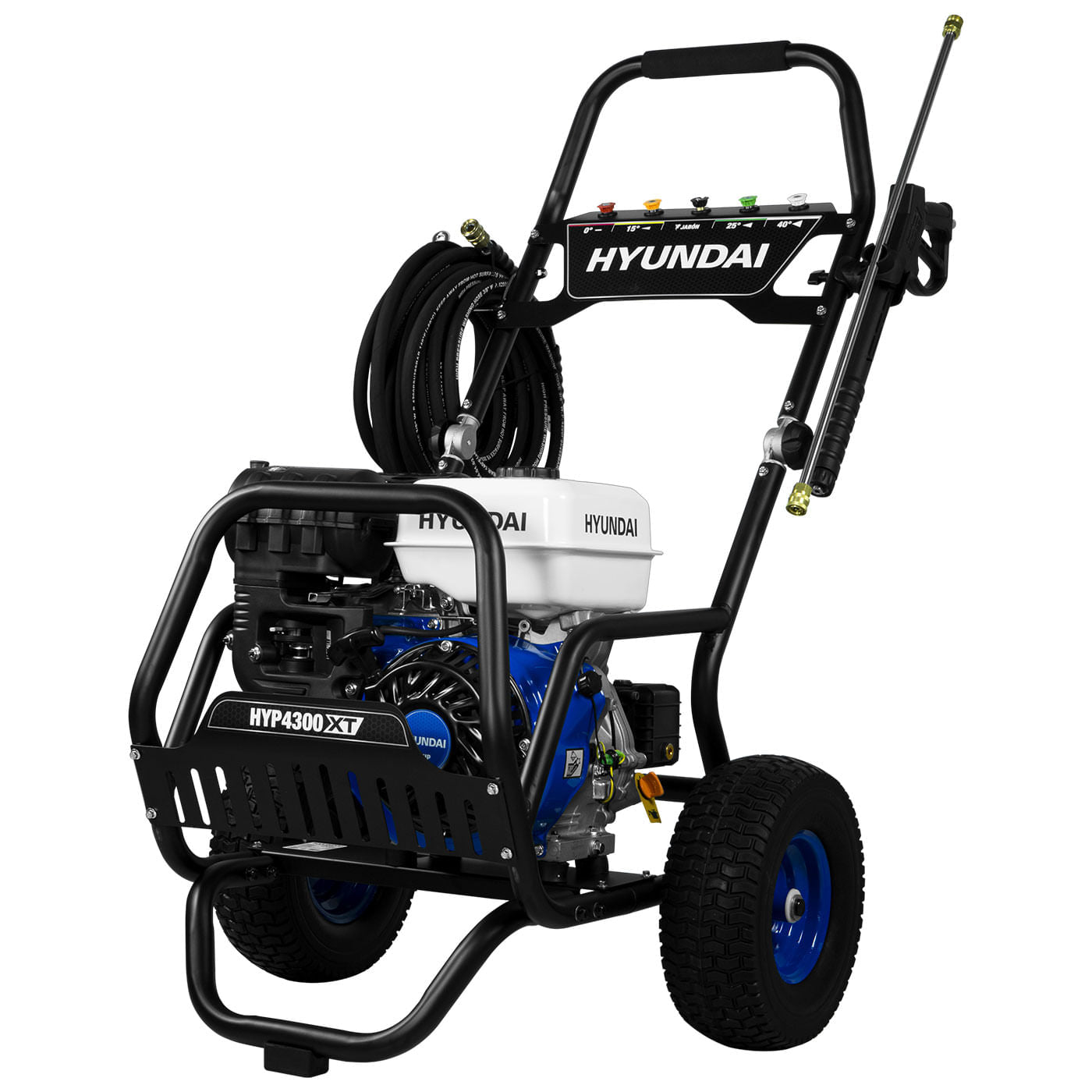 Hidrolavadora A Gasolina Hyundai Triplex 15 Hp 4200 Psi 289 Bar Con base Abatible – Hyp4300xt