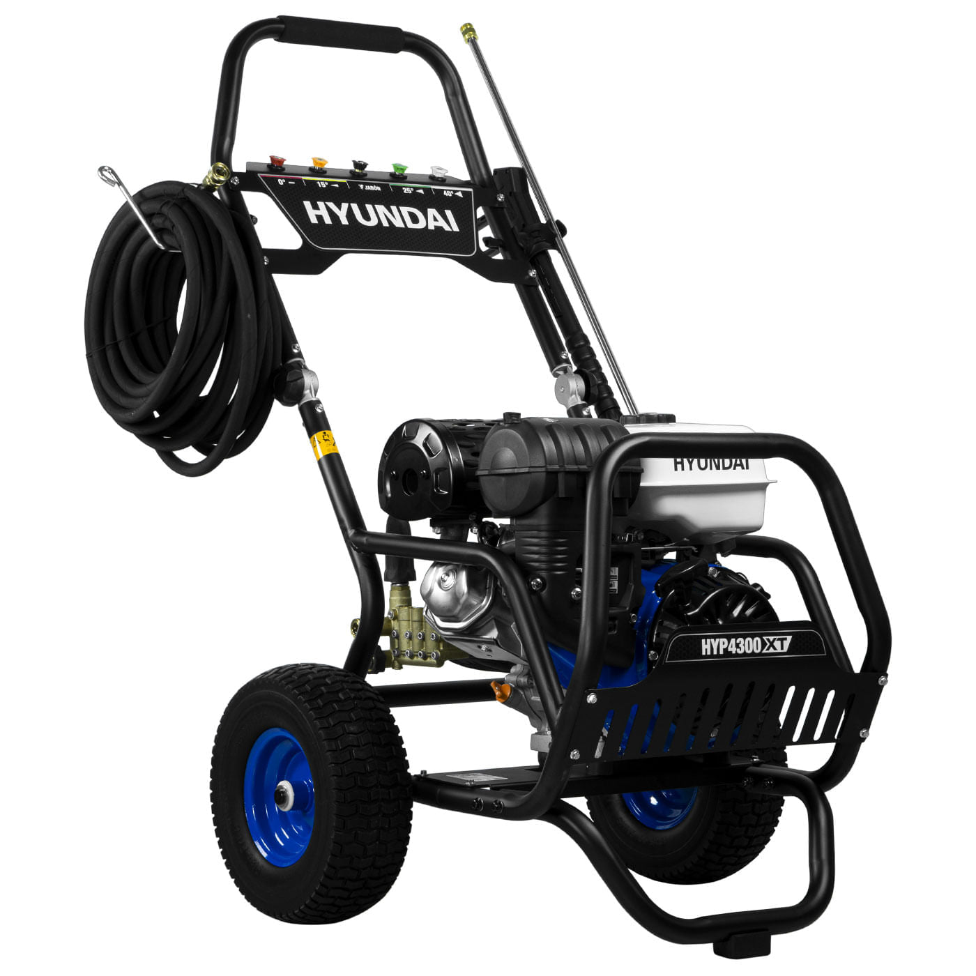Hidrolavadora A Gasolina Hyundai Triplex 15 Hp 4200 Psi 289 Bar Con base Abatible – Hyp4300xt