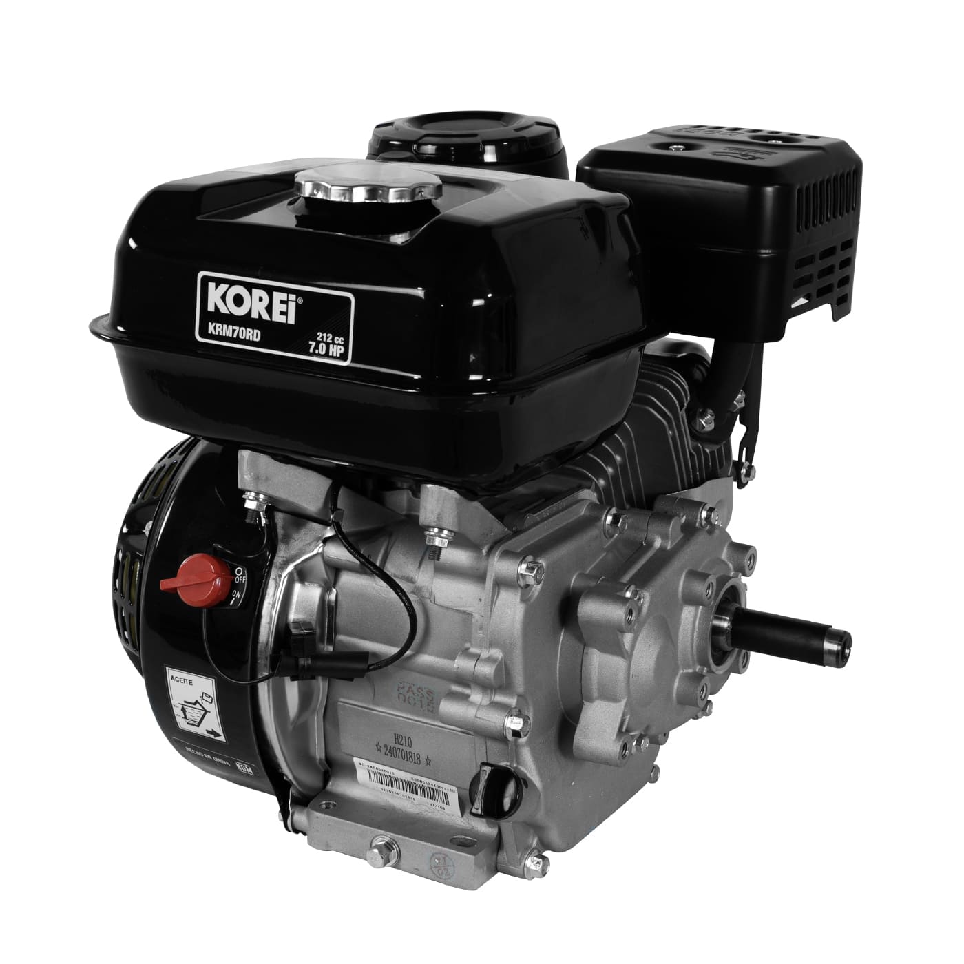 Motor A Gasolina Profesional Korei 7 Hp Con Reductor De Velocidad – Krm70rd