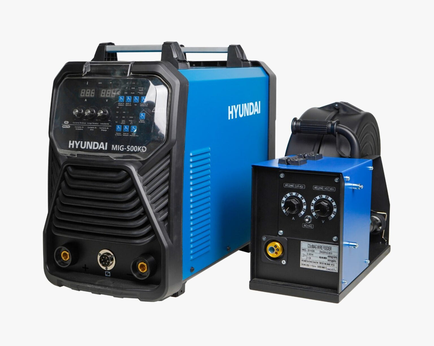 Soldadora Inverter Uso Industrial Hyundai (MMA/MIG) 220v/440v 500A – MIG-500KD