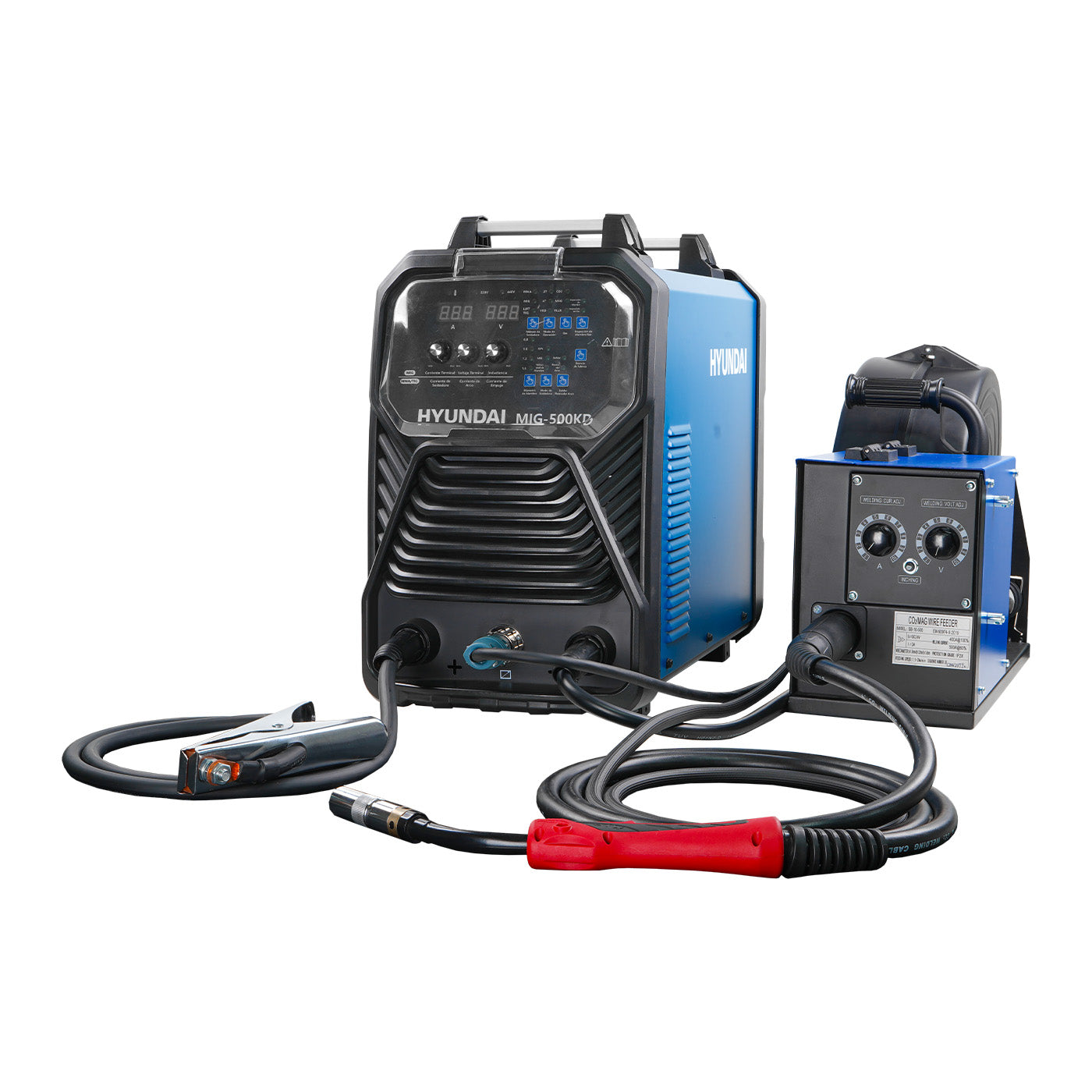Soldadora Inverter Uso Industrial Hyundai (MMA/MIG) 220v/440v 500A – MIG-500KD
