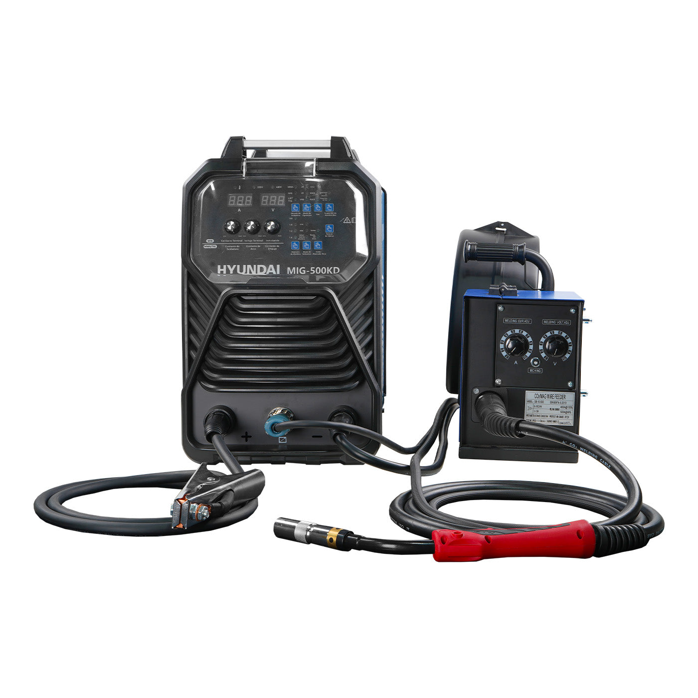 Soldadora Inverter Uso Industrial Hyundai (MMA/MIG) 220v/440v 500A – MIG-500KD