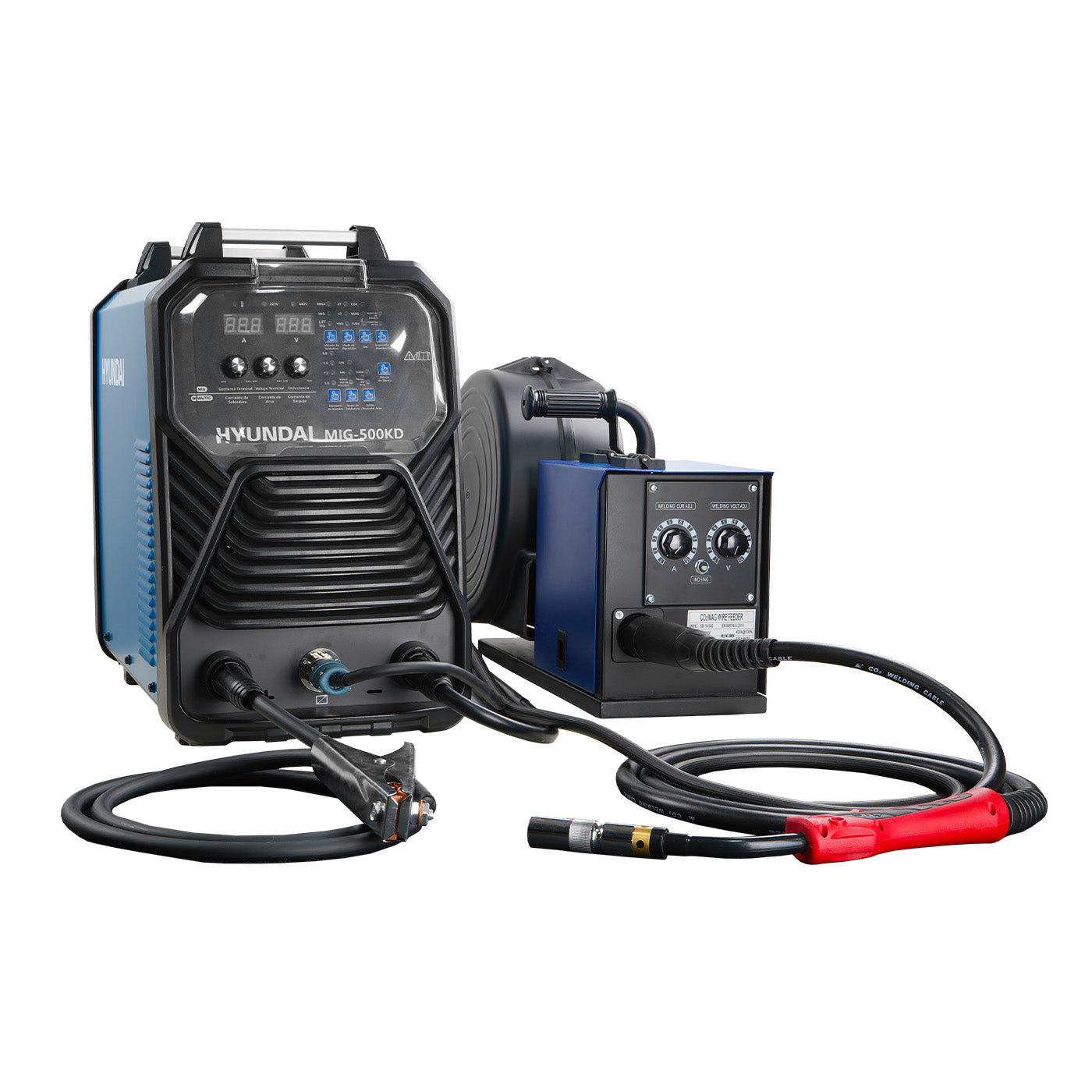 Soldadora Inverter Uso Industrial Hyundai (MMA/MIG) 220v/440v 500A – MIG-500KD